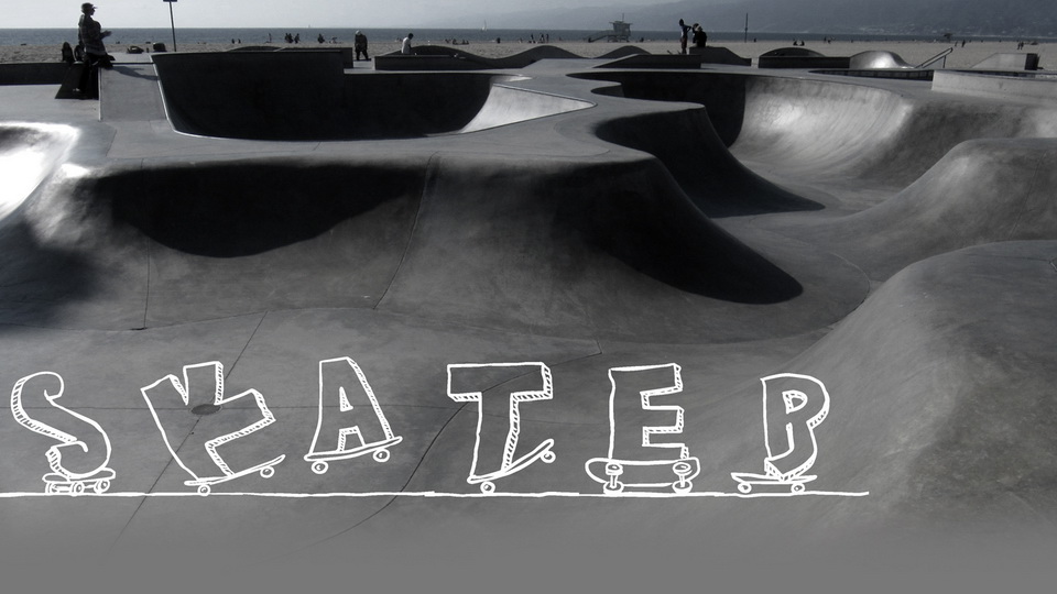 

SkateR Initials: A Unique, Hand Lettered Font That Captures the Spirit of Skateboarding