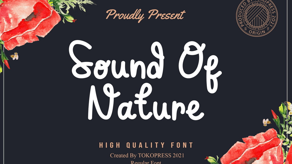 

The Sound of Nature Font Exudes Beauty and Cuteness