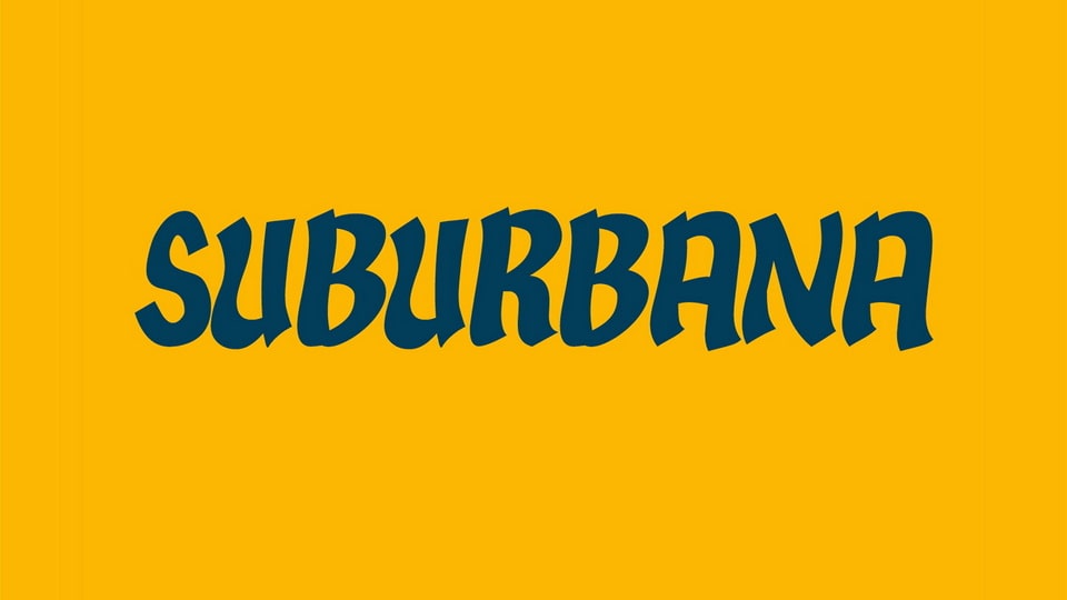 

Suburbana: An Experimental Hand Lettered Font