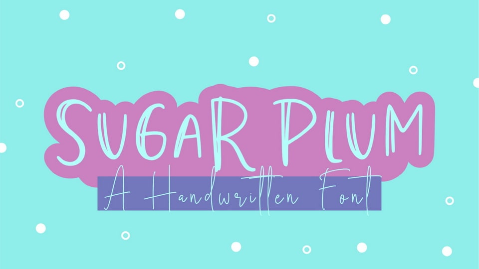 

Sugar Plum: A Playful and Whimsical Handwritten Block Sketch Font