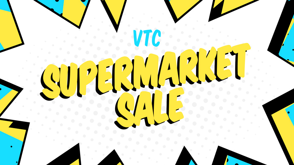 VTC Supermarket Sale: Unique Marker Typeface for Eye-catching Signages and Posters