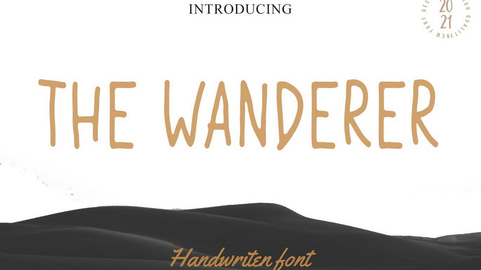 Wanderer: A Handwritten Font for Adventurous Designs