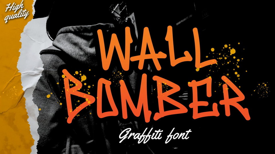 Wall Bomber: Ultimate Graffiti Font for Urban Artists