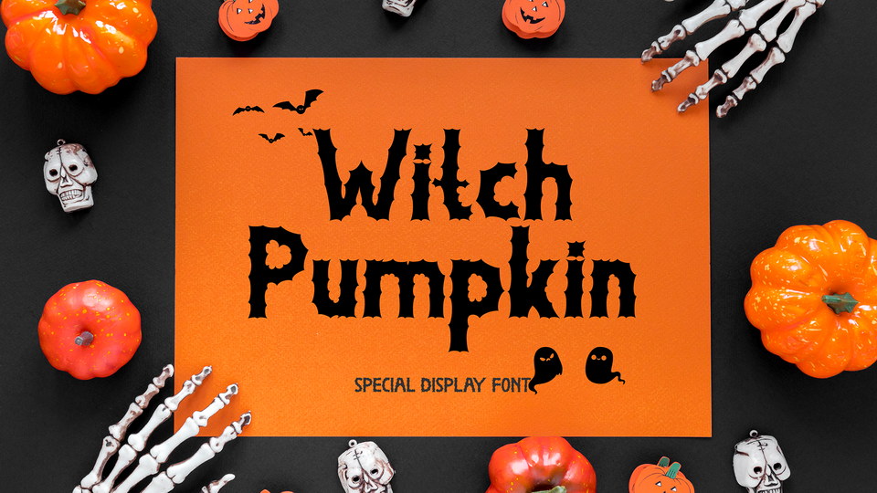 Witch Pumpkin: Cool and Spooky Font Perfect for Halloween