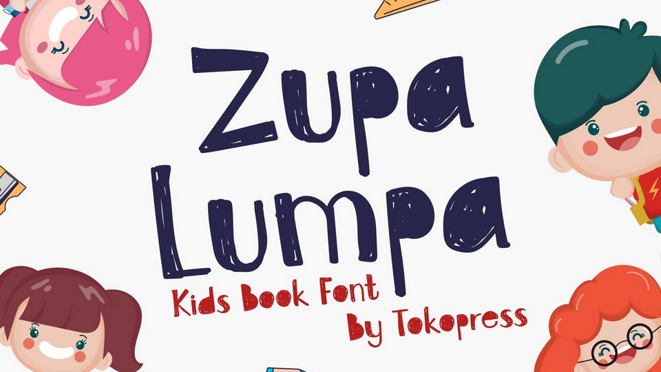 Zupa Lumpa Font: A Fun and Playful Choice for Children's Projects