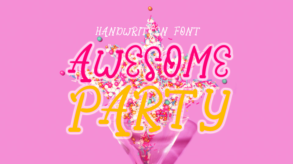 

Awesome Party: A Unique and Creative Font for Any Project