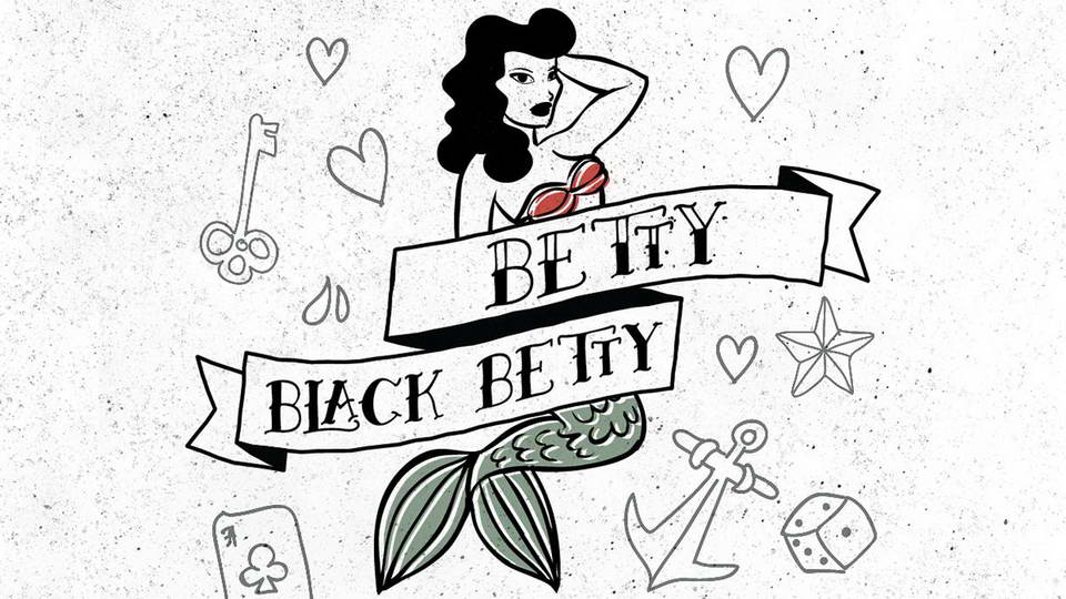 Betty: A Beautiful Handmade Typeface Inspired by Vintage and Old School Tattoo Art