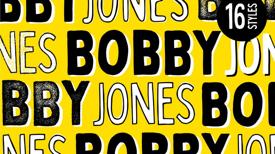 

Bobby Jones: A Unique and Stylish Font Family