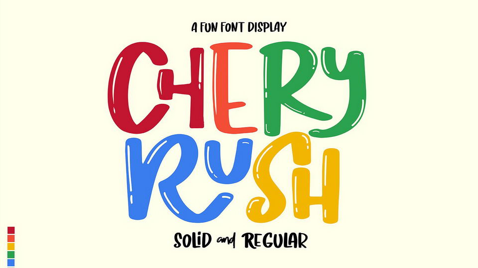 
Chery Rush: A Fun, Cute, Smooth Handmade Font