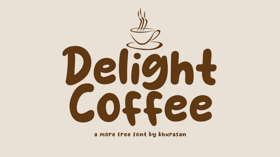 
Delight Coffee - Simple and Cute Handwritten Font