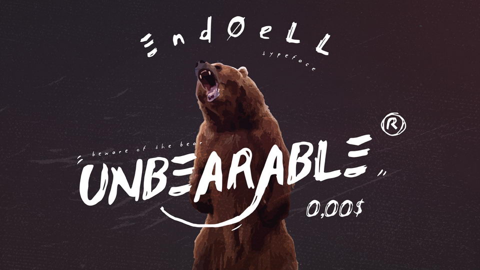 

Endoell: A Handwritten Rough Brush Font with an Interesting Name Behind it