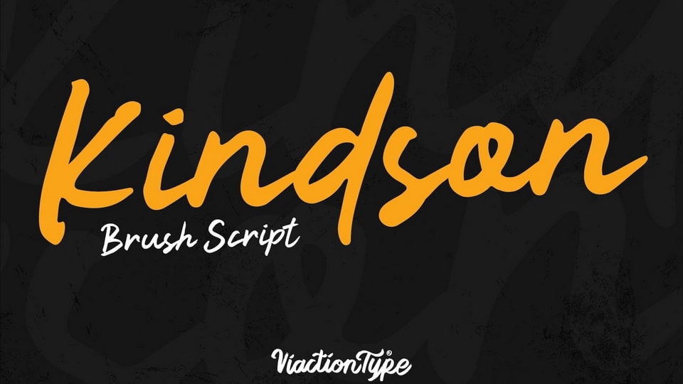 

Kindson Brush Script Fonts: A Unique Handwriting Style for Your Projects