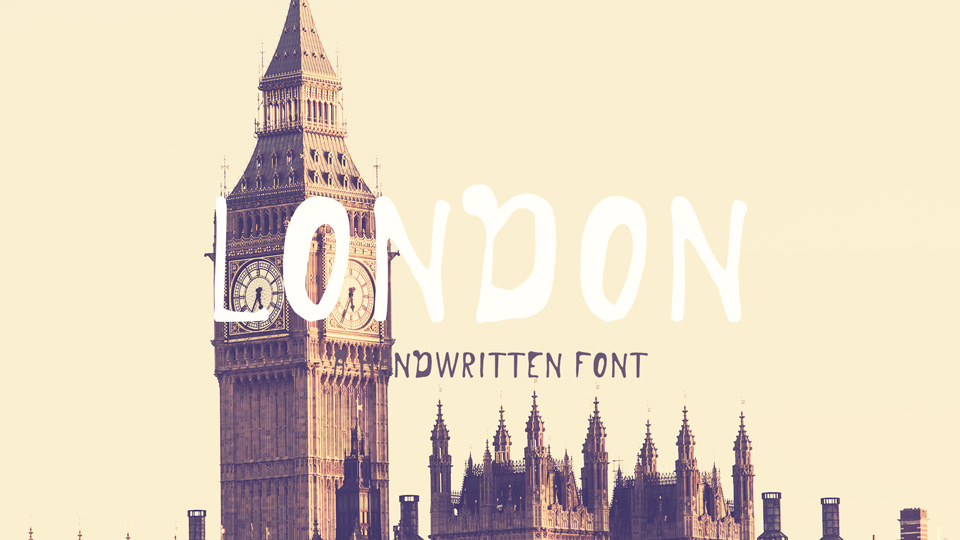 

London Font: A Unique Handwritten Style for Timelessly Stylish Projects