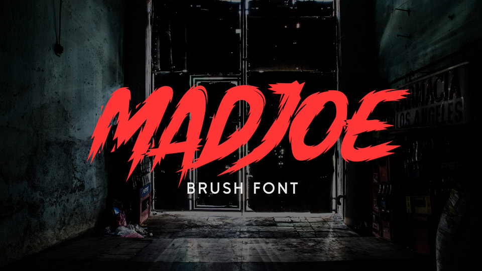 

Madjoe: A Strong and Powerful Brush Font with a Daring, Eye-Catching Design