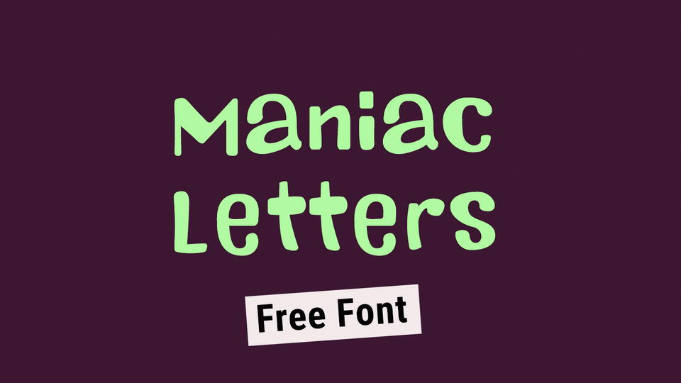 

Maniac Letters Font: A Unique and Creative Font Based on the Classic Adventure Game Day of the Tentacle