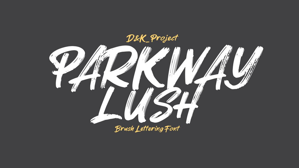 

Parkway Lush: An Exquisite Typeface with a Unique Hand-Lettered Look