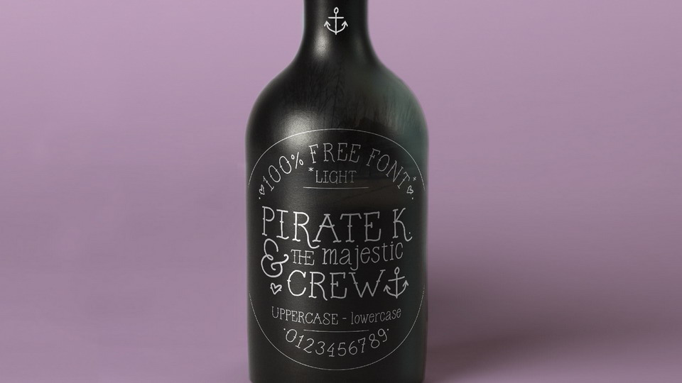 

Bringing Vintage Design Projects to Life with Pirate K Font