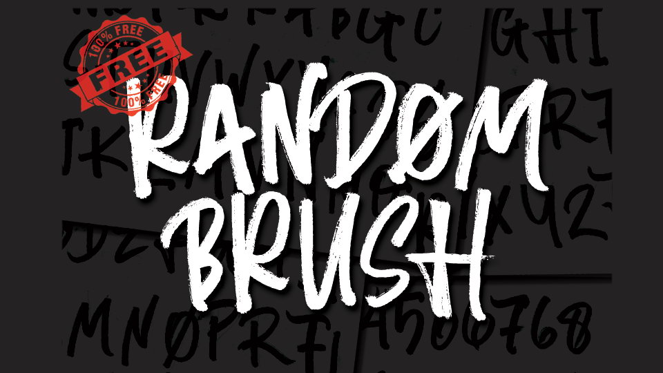

Random Brush: A Unique and Versatile Font for Creative Projects