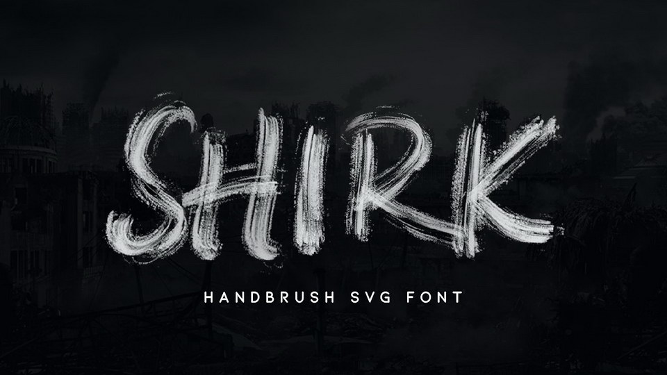 

Shirk: A Unique and Versatile Font With a Textured Brush Effect