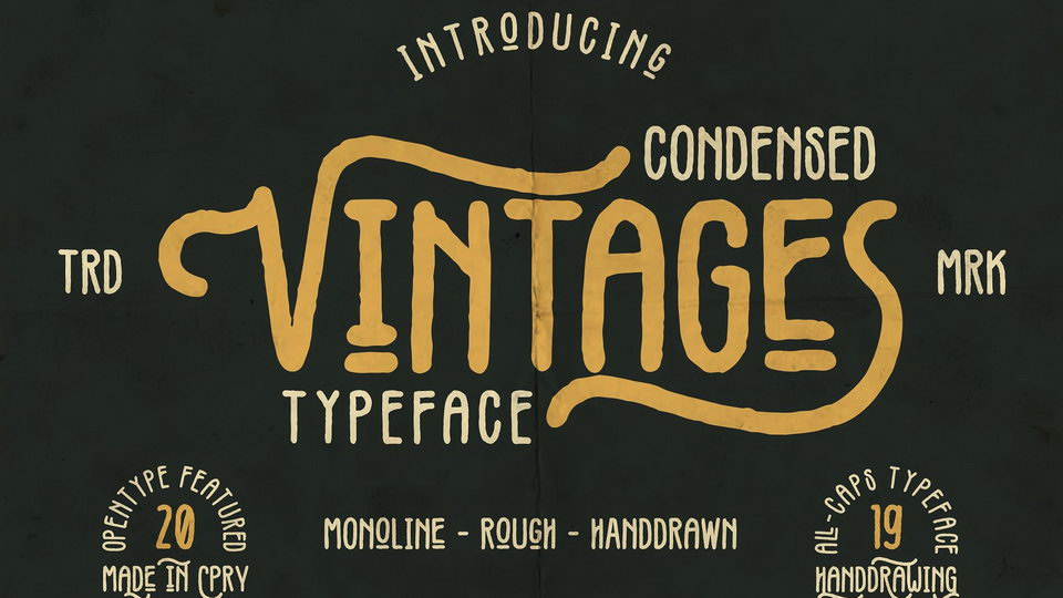

Vintages: The Perfect Combination of Classic and Modern Typography
