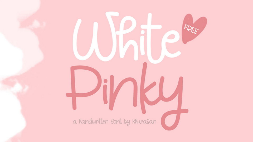 

White Pinky: A Beautiful Handwritten Font with Multilingual Support