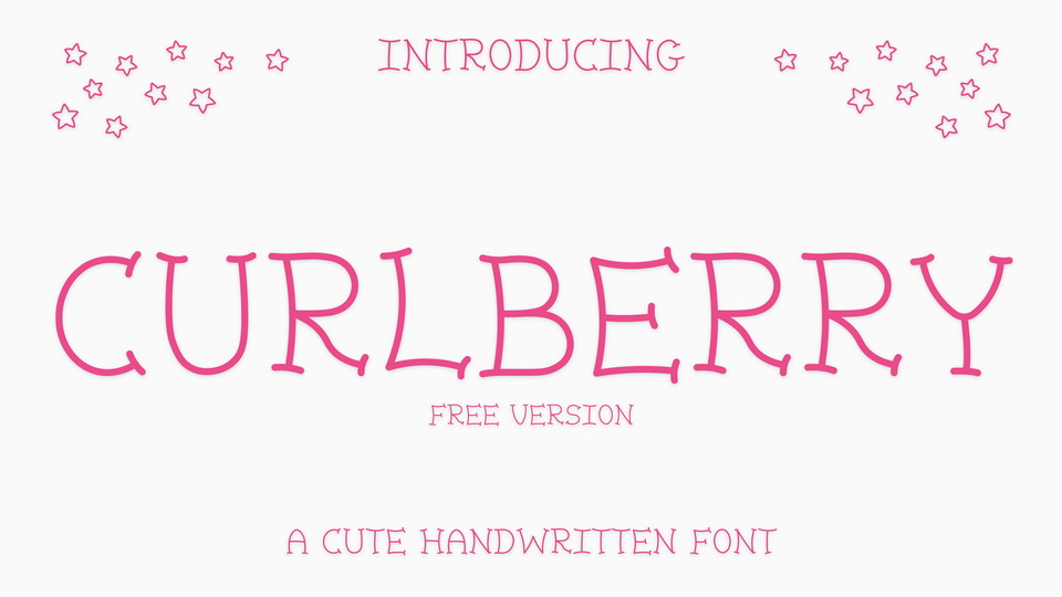 

 'Curlberry: A Typeface to Bring Joy and Warmth to Any Design'