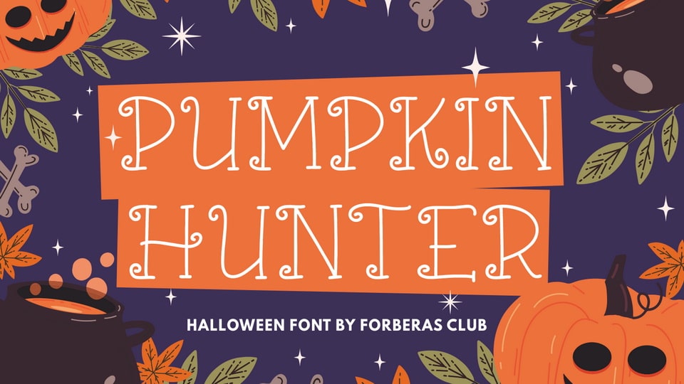 

Pumpkin Hunter: The Perfect Font for All Your Spooky Projects