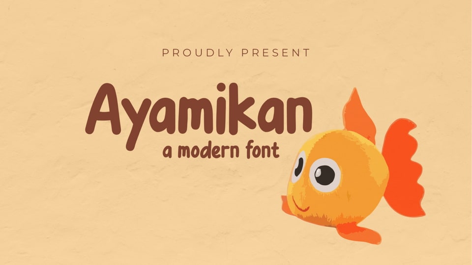 Ayamikan font: A playful and versatile choice for all your design needs