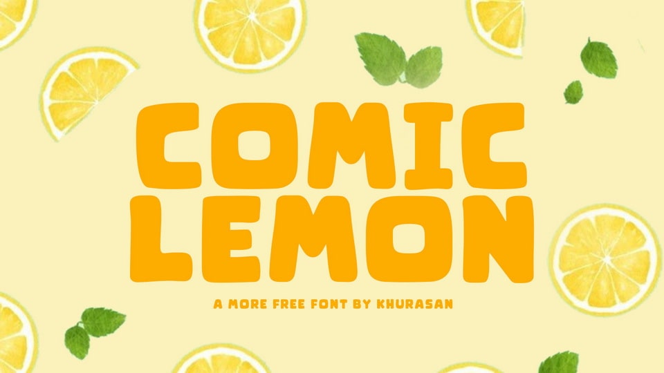  Comic Lemon: A Playful and Versatile Handcrafted Font for Design Projects
