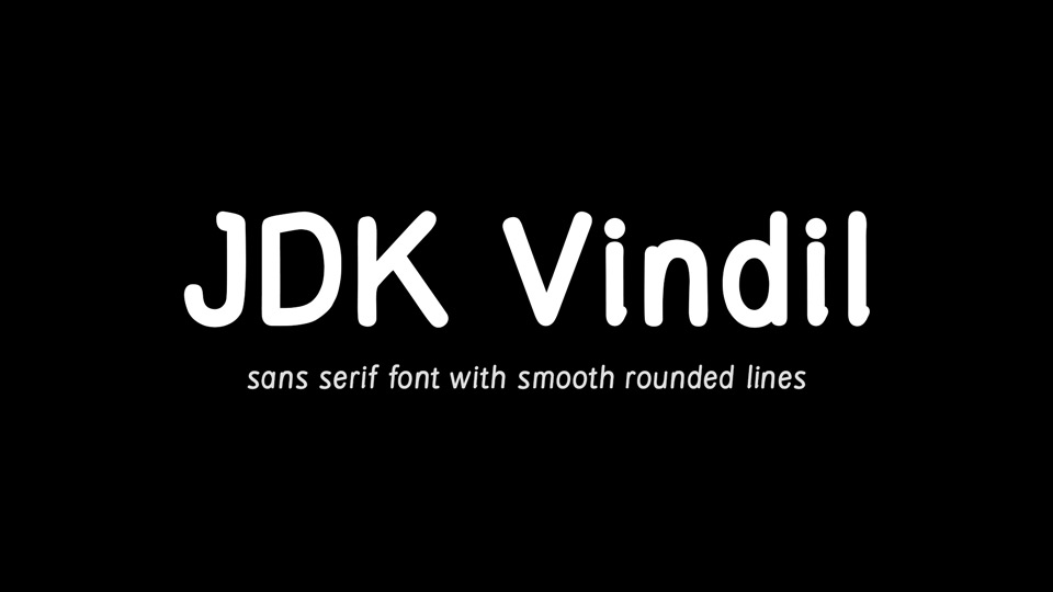 JDK Vindil: A Versatile Sans Serif Font for Typography and Logo Design