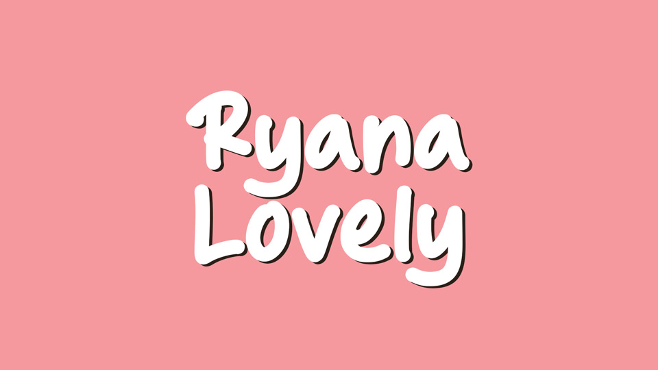  Ryana Lovely: A Charming Handwritten Font for a Personal Touch