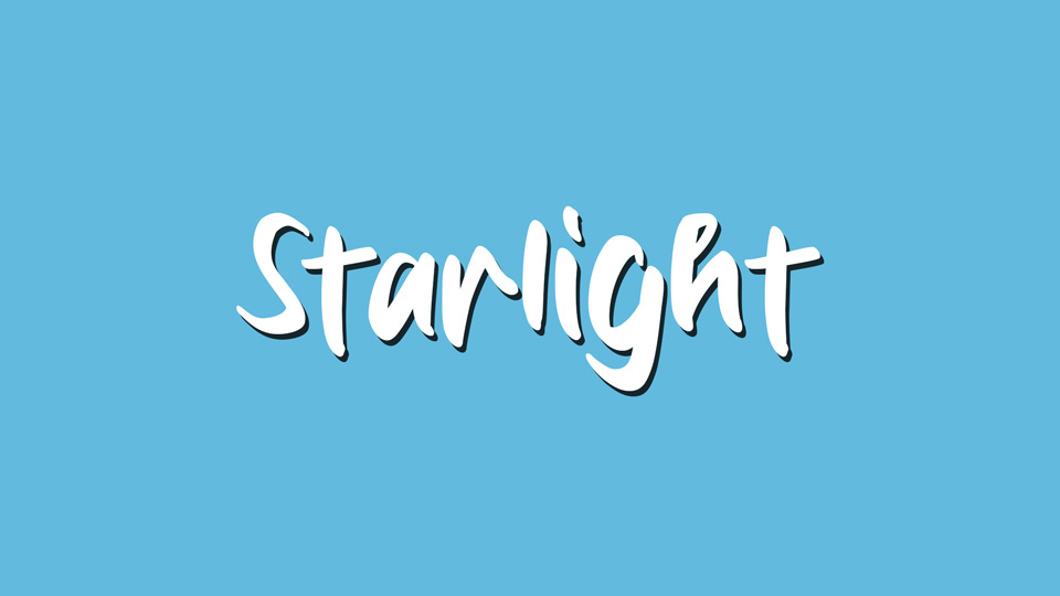 Starlight: A Charming and Relaxed Handwritten Font for Uplifting Your Spirits