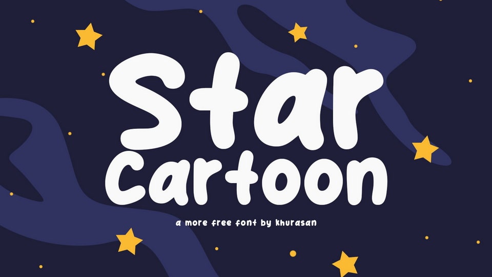 Star Cartoon: A Delightful, Hand-drawn Typeface Infusing Positivity and Warmth
