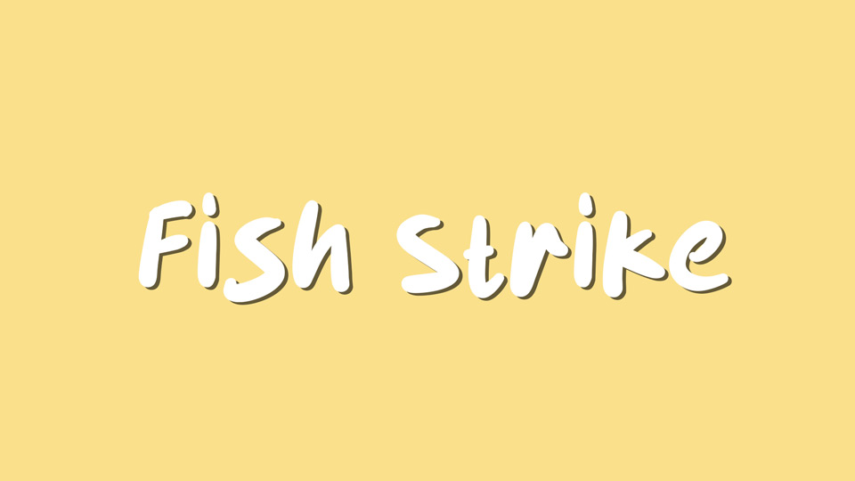 Fish Strike Handwritten Font