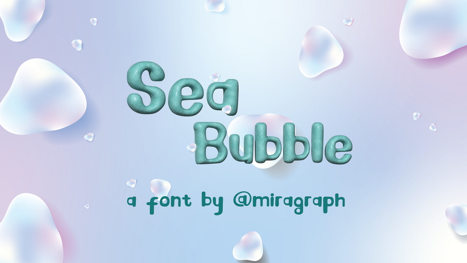 Sea Bubble Font