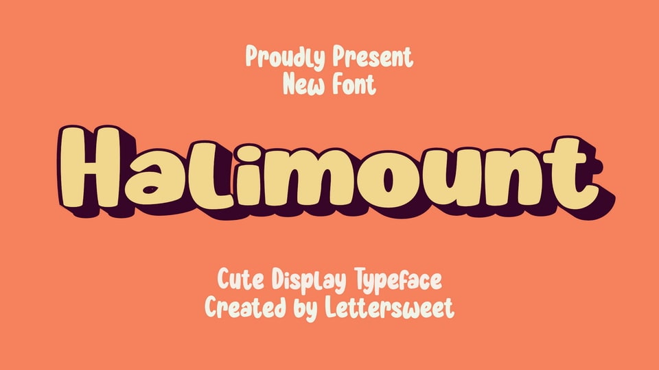 Halimount: A Playful and Fun Bold Display Font