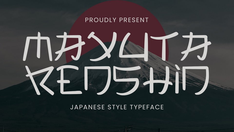 Mayuta Renshin: Japanese-Inspired Typography for Captivating Designs