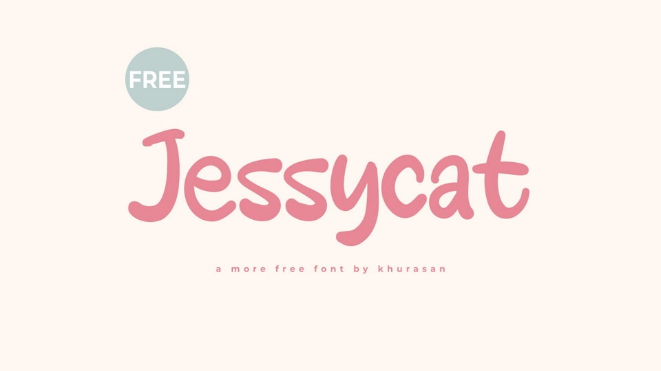 Jessycat: A Playful and Endearing Hand-Drawn Font