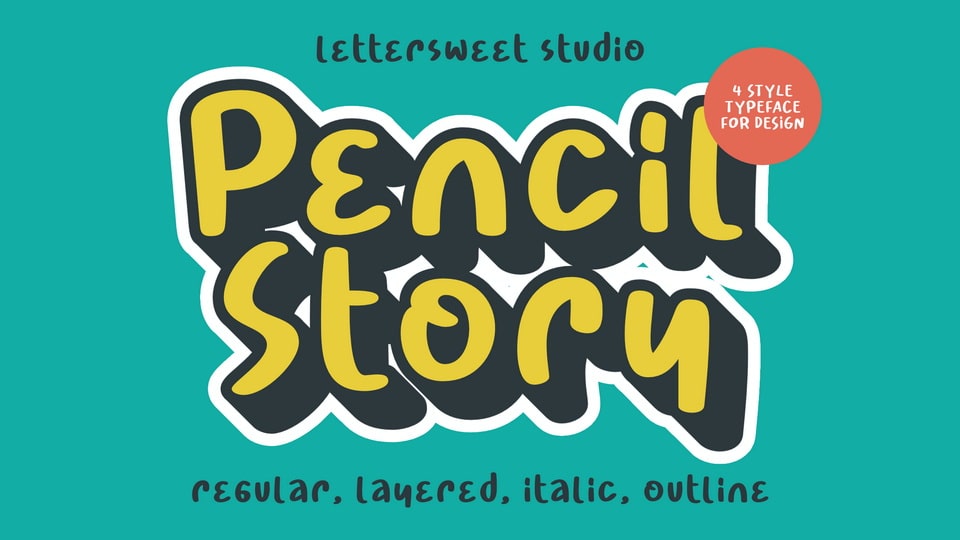 Pencil Story: A Whimsical and Versatile Display Font