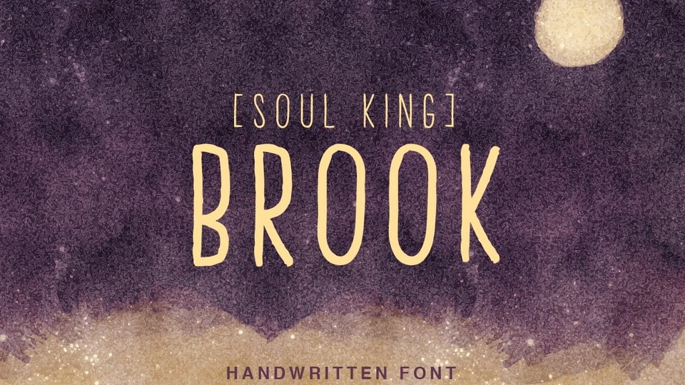 Brook: A Magical Handcrafted Font