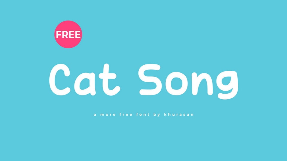 Cat Song: A Playful and Adorable Hand-Drawn Comic Font