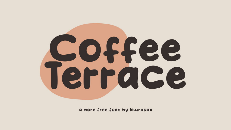 Coffee Terrace Font: A Playful Hand Lettered Comic Font