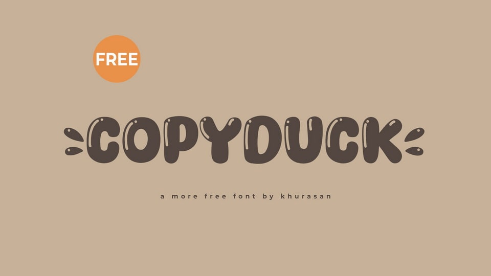 Copyduck: A Charming Handcrafted Font with a Touch of Whimsy