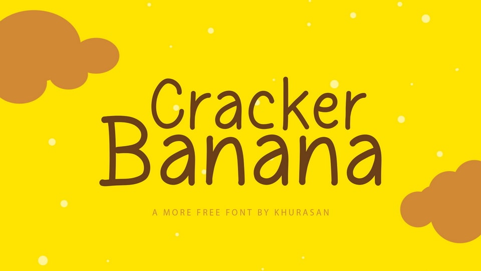Cracker Banana: A Handwritten Comic Font