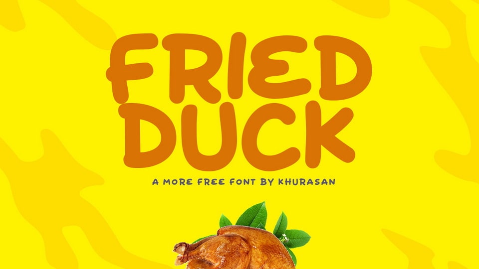 Expressive Font: Fried Duck