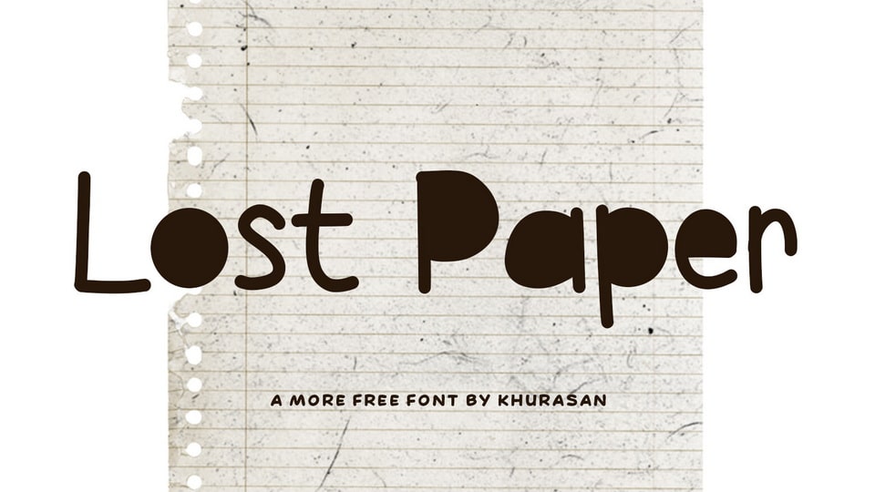 Lost Paper: A Playful Hand-Drawn Font for Whimsical Designs
