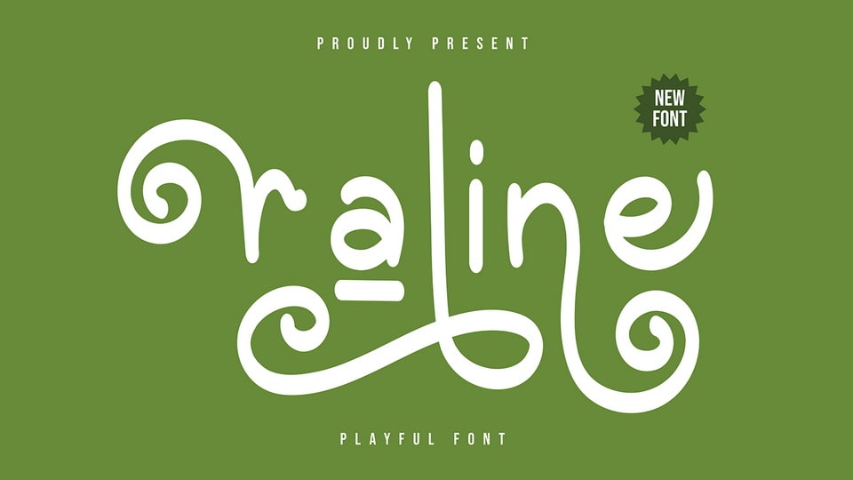 Raline: A Playful Handwritten Font for Whimsical Designs