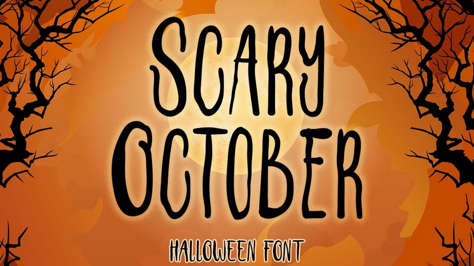 Embrace the Spooky Spirit with Scary October Font