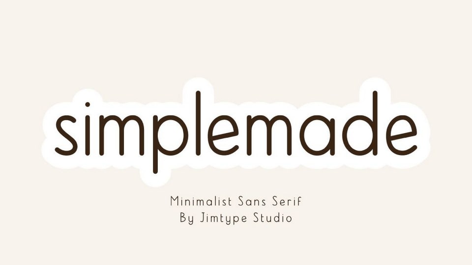 Simplemade Font: Embrace Simplicity and Versatility