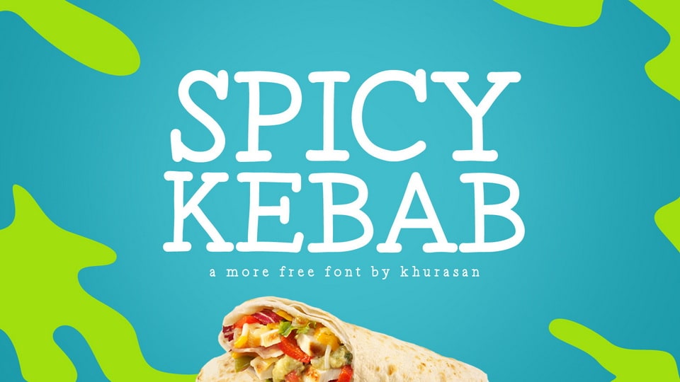 Spicy Kebab: A Playful Typewriter Font